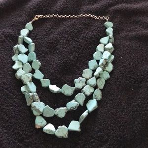 Cute turquoise necklace, stone not plastic